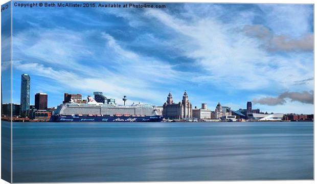 Liverpool in the sun Canvas Print by Beth McAllister