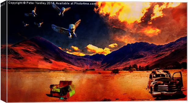  Buttermere...Post-Apocalypse..... Canvas Print by Peter Yardley