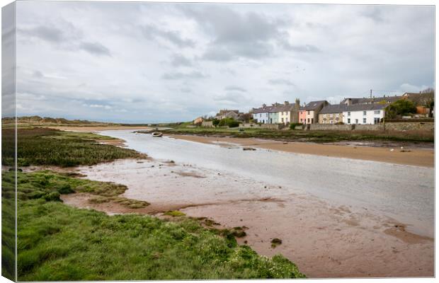 The village of Aberffraw, Anglesey, Wales Canvas Print by Andrew Kearton