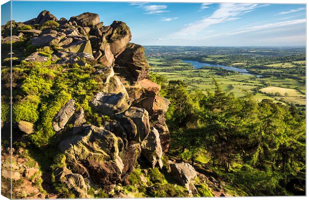  The Roaches, Staffordshire, England Canvas Print by Andrew Kearton