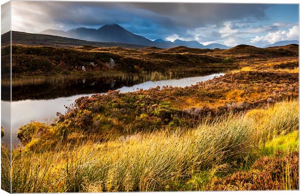  Autumn on the Isle of Skye, Scotland Canvas Print by Andrew Kearton