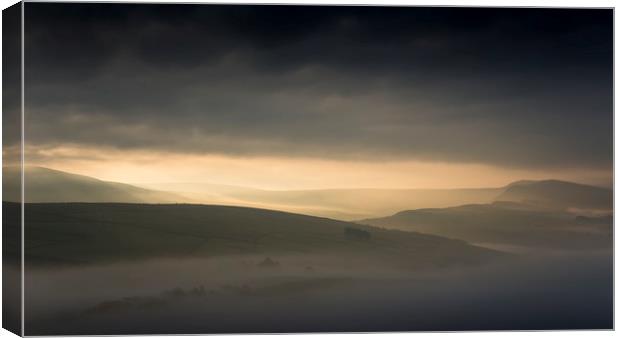Autumn in the High Peak Canvas Print by Andrew Kearton