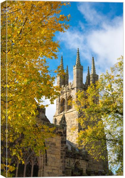 Cathedral of the Peak, Tideswell, Derbyshire Canvas Print by Andrew Kearton
