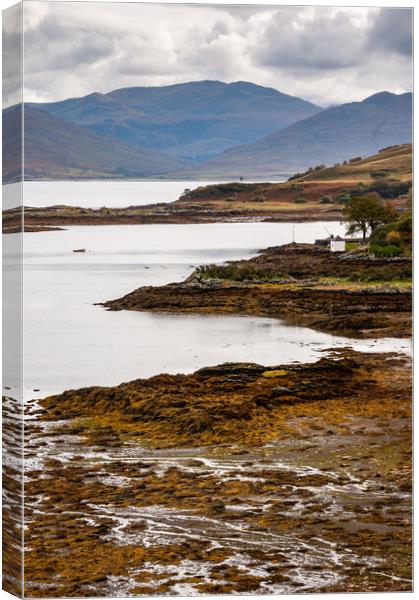 Isleornsay, Isle of Skye, Scotland Canvas Print by Andrew Kearton