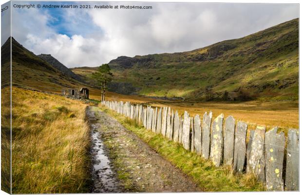 Cwmorthin, Blaenau Ffestiniog, North Wales Canvas Print by Andrew Kearton