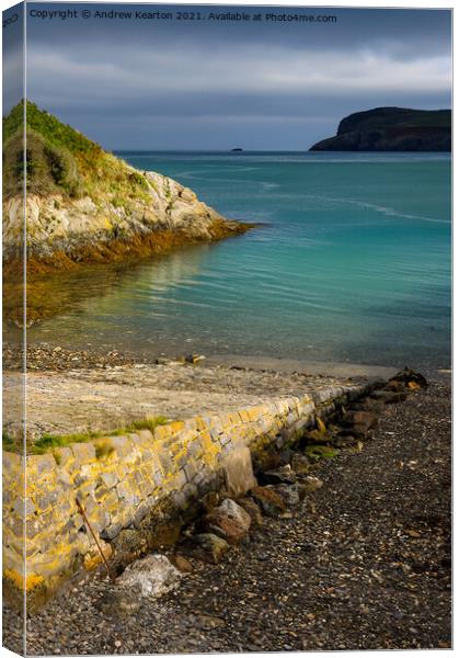 Slipway at Newport Parrog, Pembrokeshire Canvas Print by Andrew Kearton