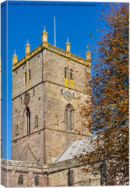 St Davids Cathedral, Pembrokeshire Canvas Print by Andrew Kearton