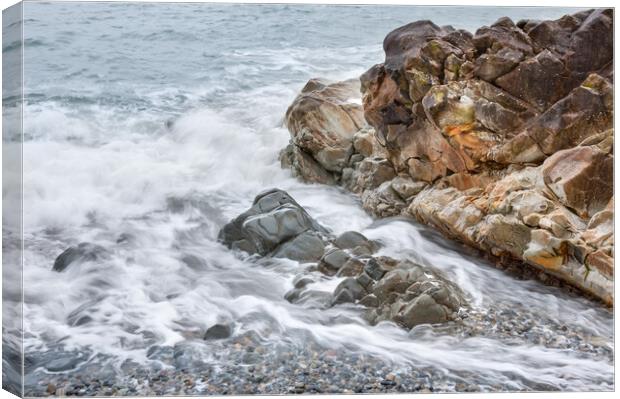 Abermawr beach, Pembrokeshire, Wales Canvas Print by Andrew Kearton