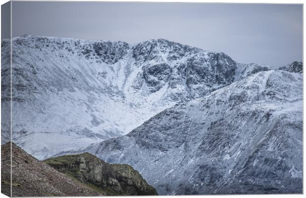 High Stile in Winter's Garb Canvas Print by John Malley
