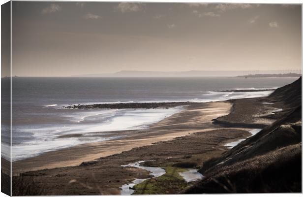 Coal Wastes of the Durham Coast Canvas Print by John Malley
