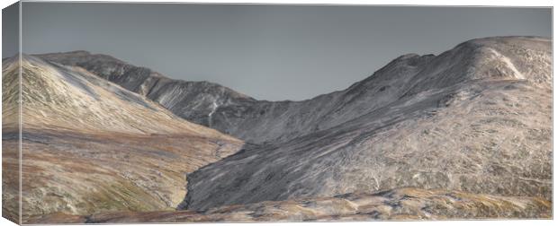 Fairfield and St Sunday's Crag Canvas Print by John Malley