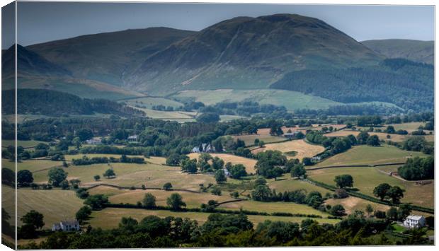 The Loweswater Valley Canvas Print by John Malley
