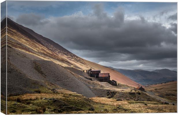 The Abandoned Mine Canvas Print by John Malley