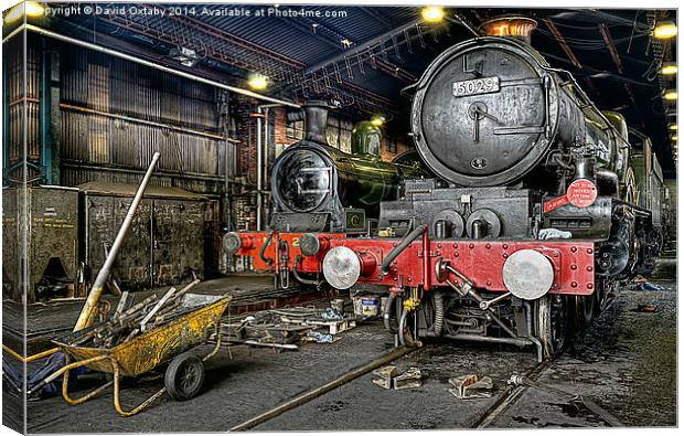  5029 at Grosmont Canvas Print by David Oxtaby  ARPS