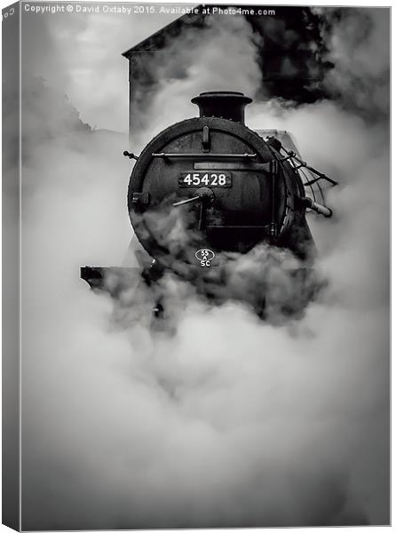 Steam! 45428 at Grosmont Canvas Print by David Oxtaby  ARPS