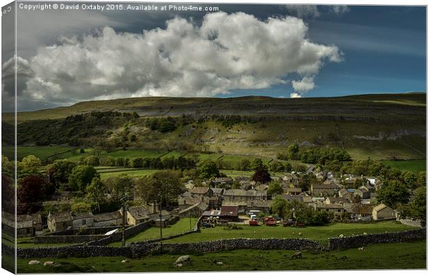  Overlooking Kettlewell Canvas Print by David Oxtaby  ARPS