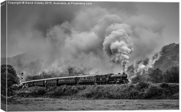  61034 'Chiru' leaving Grosmont Canvas Print by David Oxtaby  ARPS