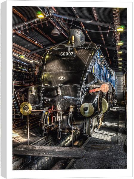  60007 'Sir Nigel Gresley' at Grosmont train sheds Canvas Print by David Oxtaby  ARPS