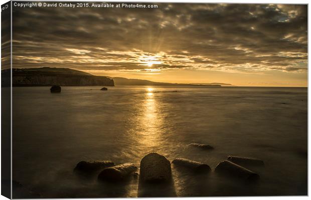  Dawn over Freshwater Bay Canvas Print by David Oxtaby  ARPS