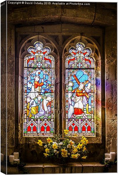  Stained glass Canvas Print by David Oxtaby  ARPS