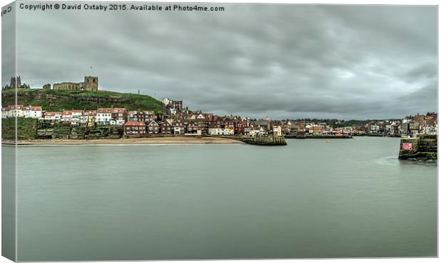  Whitby Old town Canvas Print by David Oxtaby  ARPS