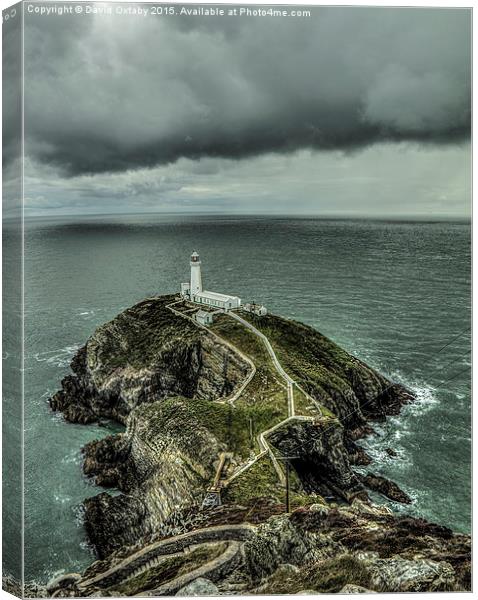  South Stack lighthouse, Anglesey Canvas Print by David Oxtaby  ARPS
