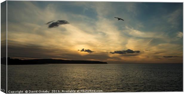 Dusk over Whitby Canvas Print by David Oxtaby  ARPS