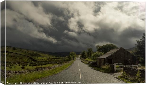 Garsdale Storm Canvas Print by David Oxtaby  ARPS