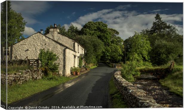 Dentdale Cottage Canvas Print by David Oxtaby  ARPS