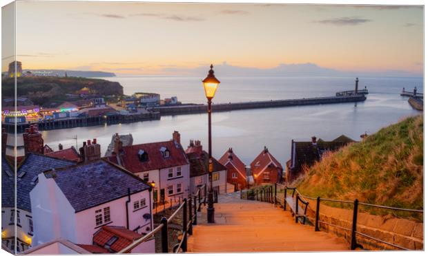 199 Steps Whitby Canvas Print by David Oxtaby  ARPS
