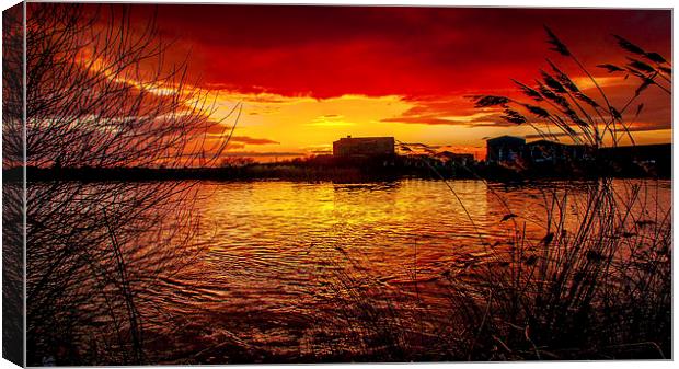 across the water  Canvas Print by stephen king
