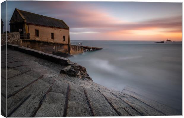 Lizard Point Lifeboat Station - Cornwall Canvas Print by Jonathan Smith
