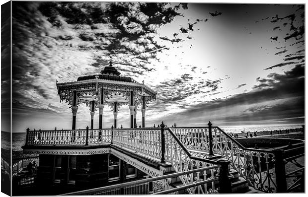  The Bandstand Canvas Print by Mark Caplice