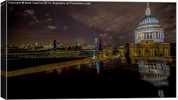 St Paul's Catherdral Canvas Print by Mark Caplice