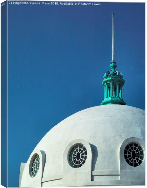  The Dome, Spanish City Canvas Print by Alexander Perry