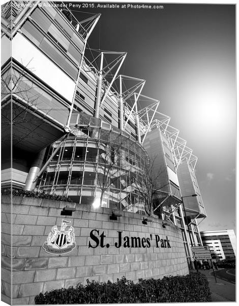 St. James' Park Canvas Print by Alexander Perry