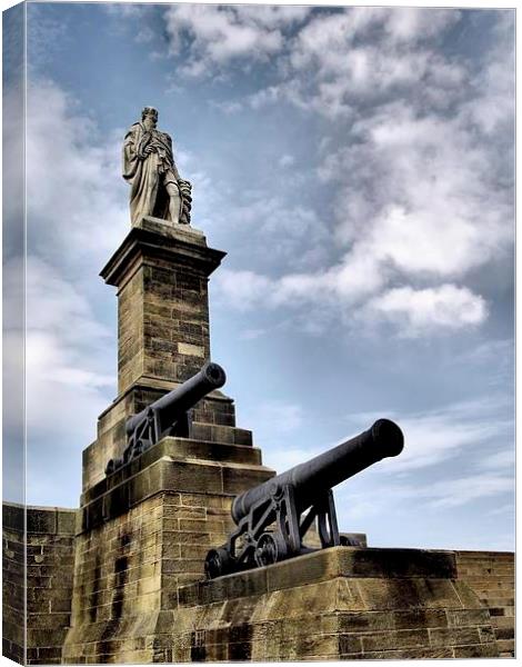  Collingwood Memorial, Tynemouth Canvas Print by Alexander Perry