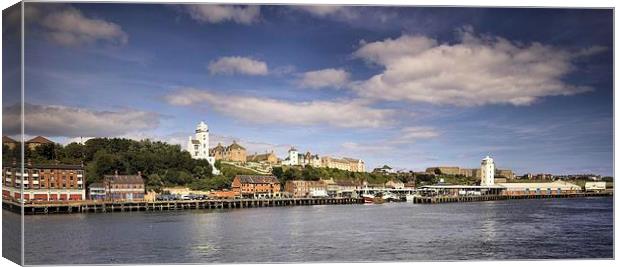  North Shields Fish Quay Canvas Print by Alexander Perry