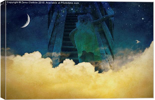 Stairway to Heaven Canvas Print by Zena Clothier