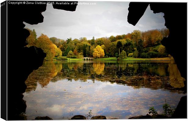 Stourhead Outlook Canvas Print by Zena Clothier