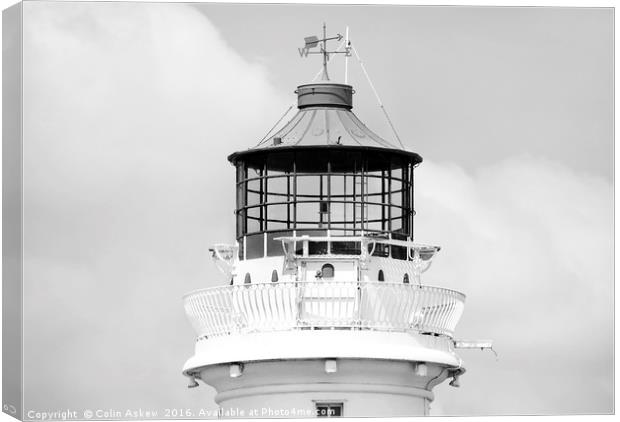 Top of the Lighthouse Canvas Print by Colin Askew