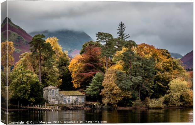 Derwent Isle in the Autumn Canvas Print by Colin Morgan