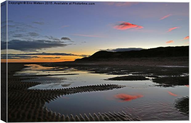  Aberdeenshire Sunset Canvas Print by Eric Watson