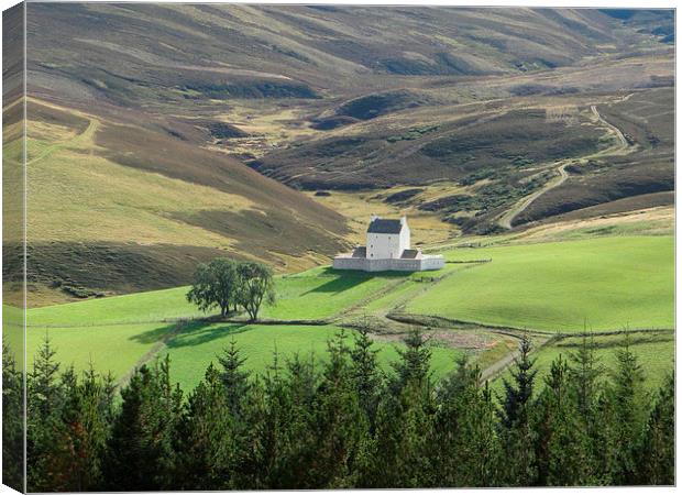 Corgarff Castle Aberdeenshire Canvas Print by ian jackson