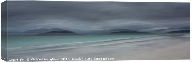 Pabbay & South Harris Abstract Canvas Print by Michael Houghton