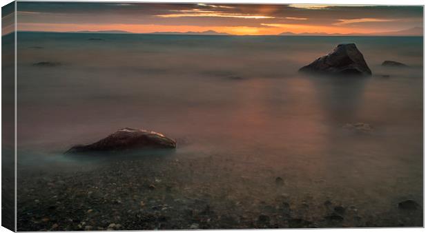  Sunset, seascape #1 Canvas Print by Andy Evans