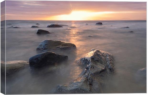 Sunset seascape #3 Canvas Print by Andy Evans