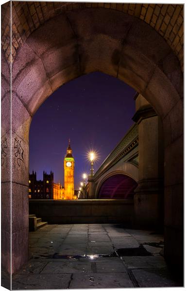 Westminster Arches Canvas Print by Andy Evans