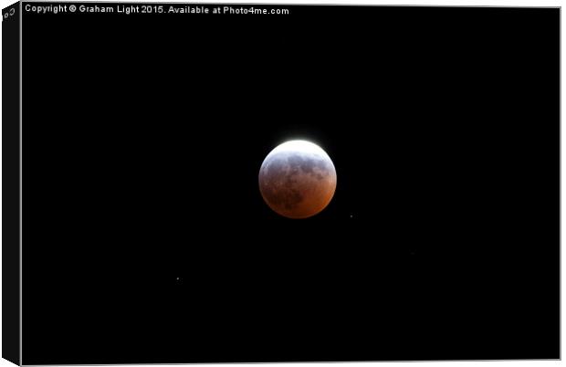 Lunar Eclipse  Canvas Print by Graham Light