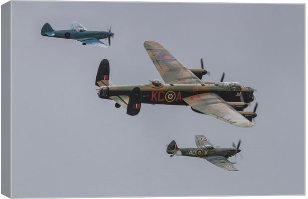 Battle of Britain Memorial Flight Canvas Print by Barrie May